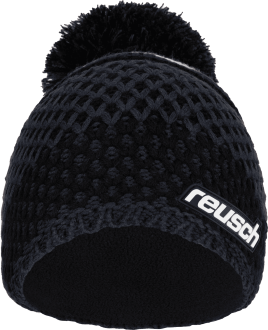Reusch Ellie Beanie 6280030 4556 weiss schwarz grau front